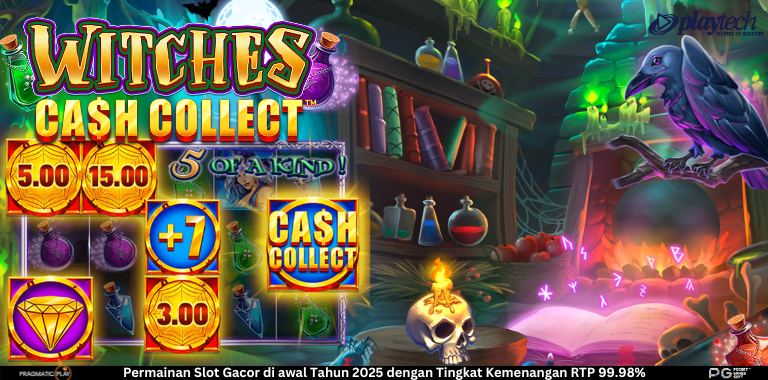 Witches Cash: Slot Online Bertema Penyihir Penuh Kejutan